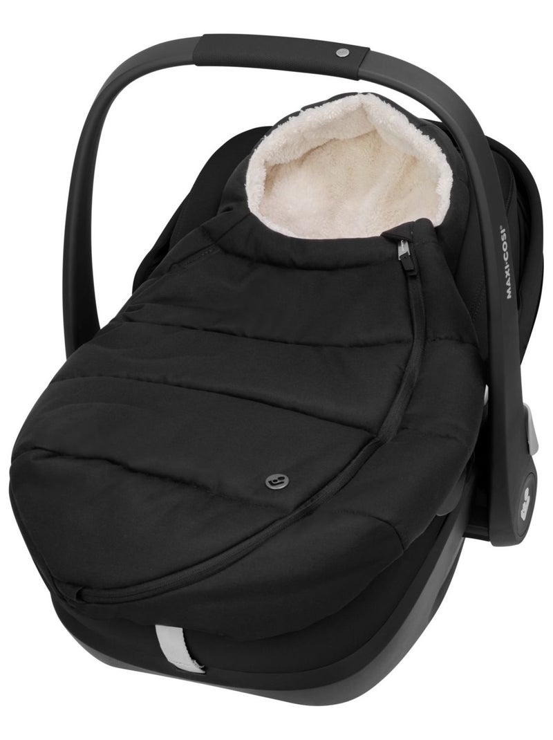 Chancelière bébé pour siège auto Beige/Noir - Kiabi
