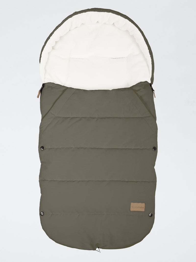 Chancelière de poussette Kaki - Kiabi