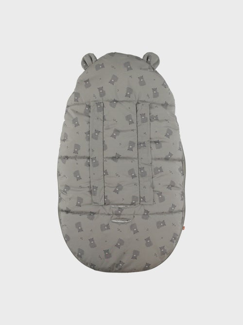 Chancelière déperlante kaki en sherpa 80x50 cm Noukie's - Kiabi