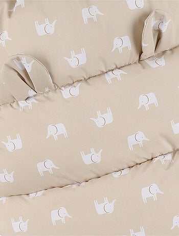 Chancelière déperlante motif éléphant 80x50 cm Noukie's
