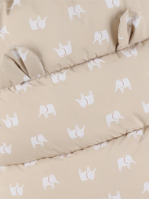 Chancelière déperlante motif éléphant 80x50 cm Noukie's - Kiabi