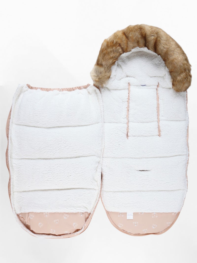 Chancelière en toile étanche, cappucino Noukie's Beige - Kiabi