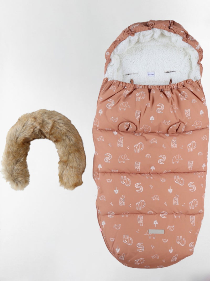 Chancelière en toile étanche Noukie's Marron - Kiabi