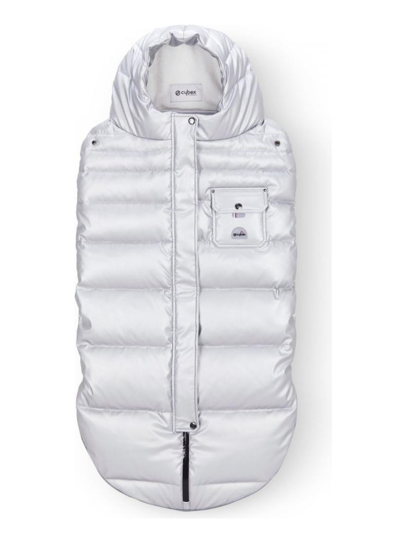 Chancelière hiver premium pour poussettes Mios et Priam Argent Gris - Kiabi