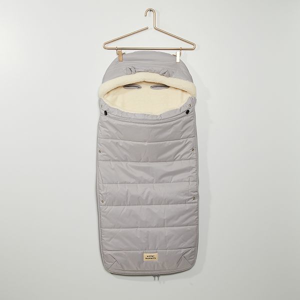 Chanceliere Polaire Pour Poussette Bebe Garcon Gris Kiabi 15 00