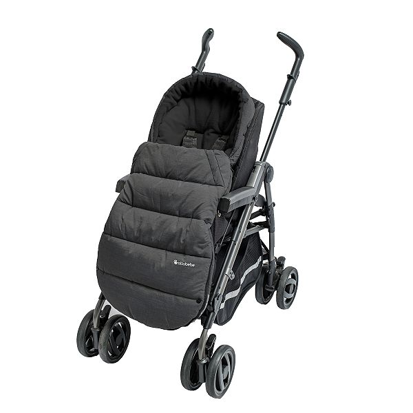 Chanceliere Pour Poussette Bebe Fille Gris Fonce Noir Kiabi 28 00