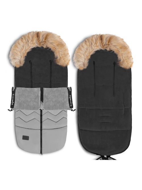 Chancelière pour poussettes LIONELO Frode - Universelle - Fourrure amovible - Imperméable - Kiabi