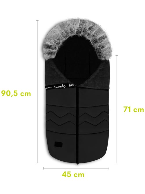 Chancelière pour poussettes LIONELO Frode - Universelle - Fourrure amovible - Imperméable - Kiabi