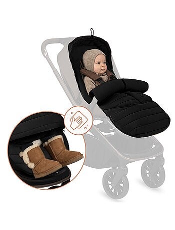 Chancelière pour poussettes LIONELO Oli - Universelle - Imperméable - +5 à –20°C - Filtre UV