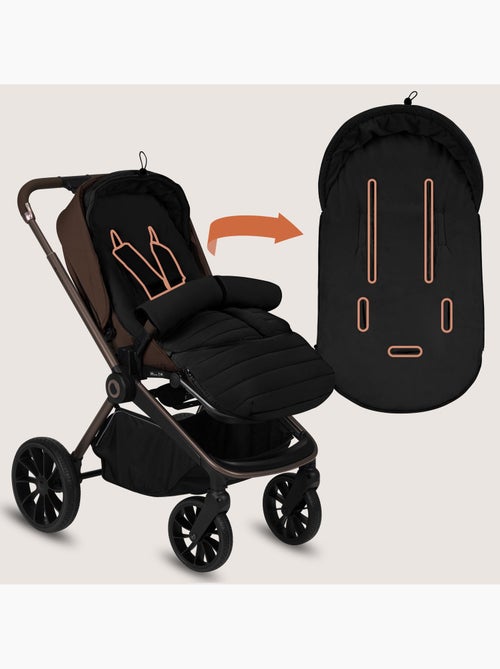 Chancelière pour poussettes LIONELO Oli - Universelle - Imperméable - +5 à –20°C - Filtre UV - Kiabi