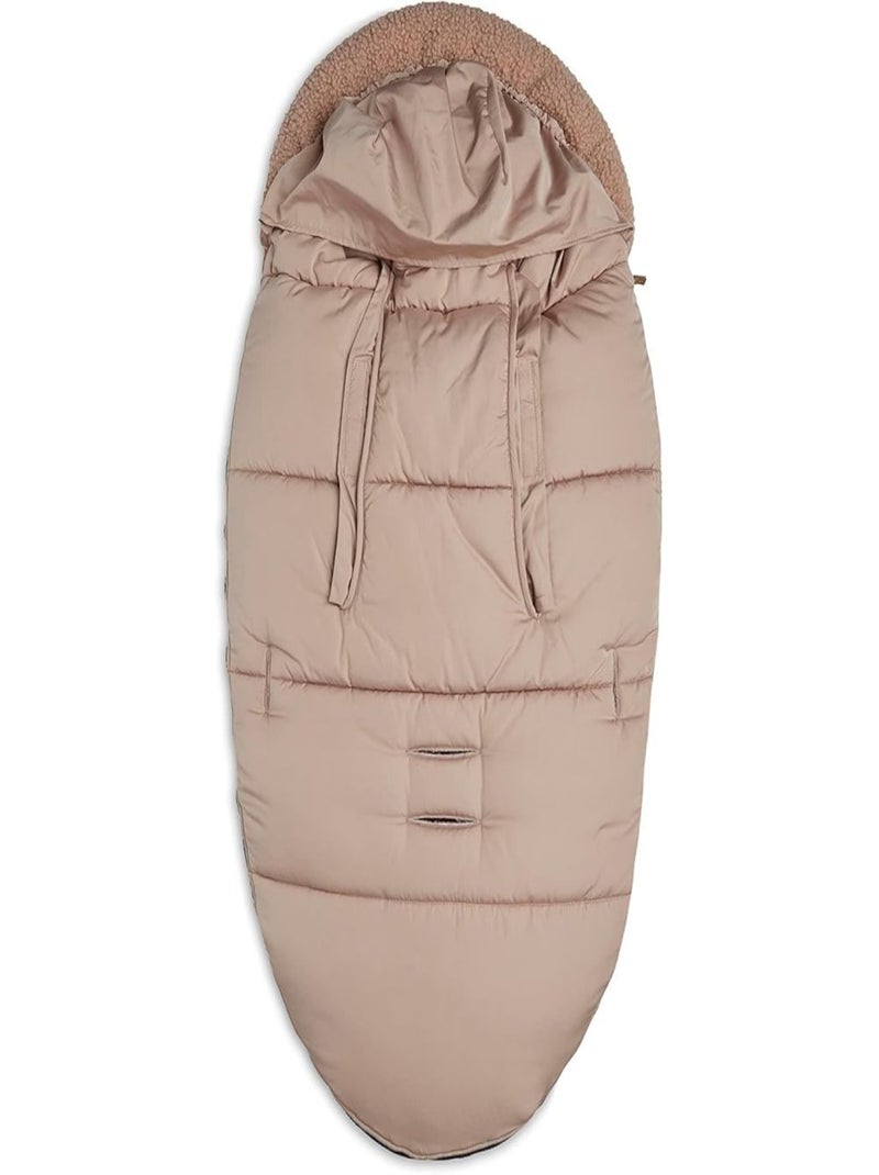 Chancelière poussette cosy Marron - Kiabi