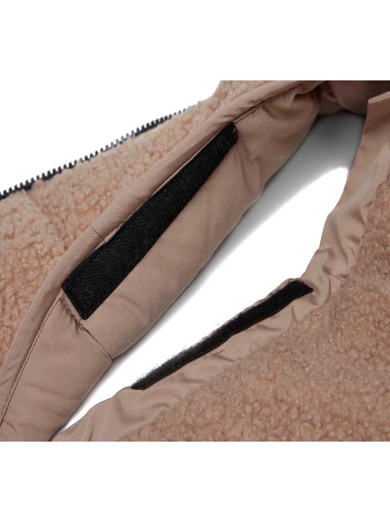 Chancelière poussette cosy Marron - Kiabi