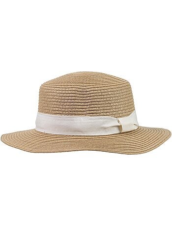 Chapeau Bande beige, ajustable tour de tête femme Isotoner