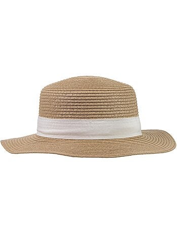 Chapeau Bande beige, ajustable tour de tête femme Isotoner