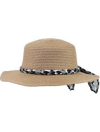 Chapeau foulard décoratif, ajustable tour de tête femme isotoner