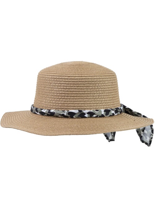 Chapeau 100% papier de paille claire, ajustable à l'intérieur 52 à 58 cm femme isotoner - Kiabi Chapeau 100% papier de paille claire, ajustable à l'intérieur 52 à 58 cm femme isotoner - Kiabi