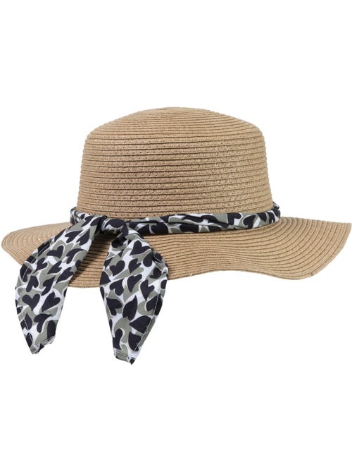Chapeau 100% papier de paille claire, ajustable à l'intérieur 52 à 58 cm femme isotoner - Kiabi Chapeau 100% papier de paille claire, ajustable à l'intérieur 52 à 58 cm femme isotoner - Kiabi