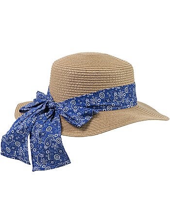 Chapeau foulard décoratif, ajustable tour de tête femme isotoner