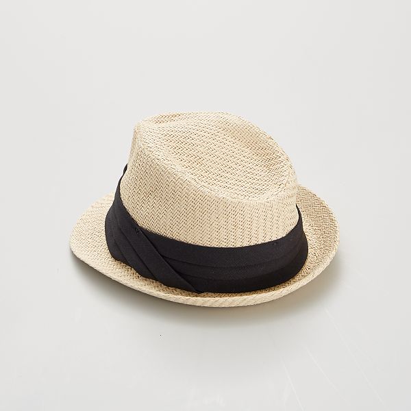 Chapeau A Bord Bebe Garcon Beige Kiabi 1