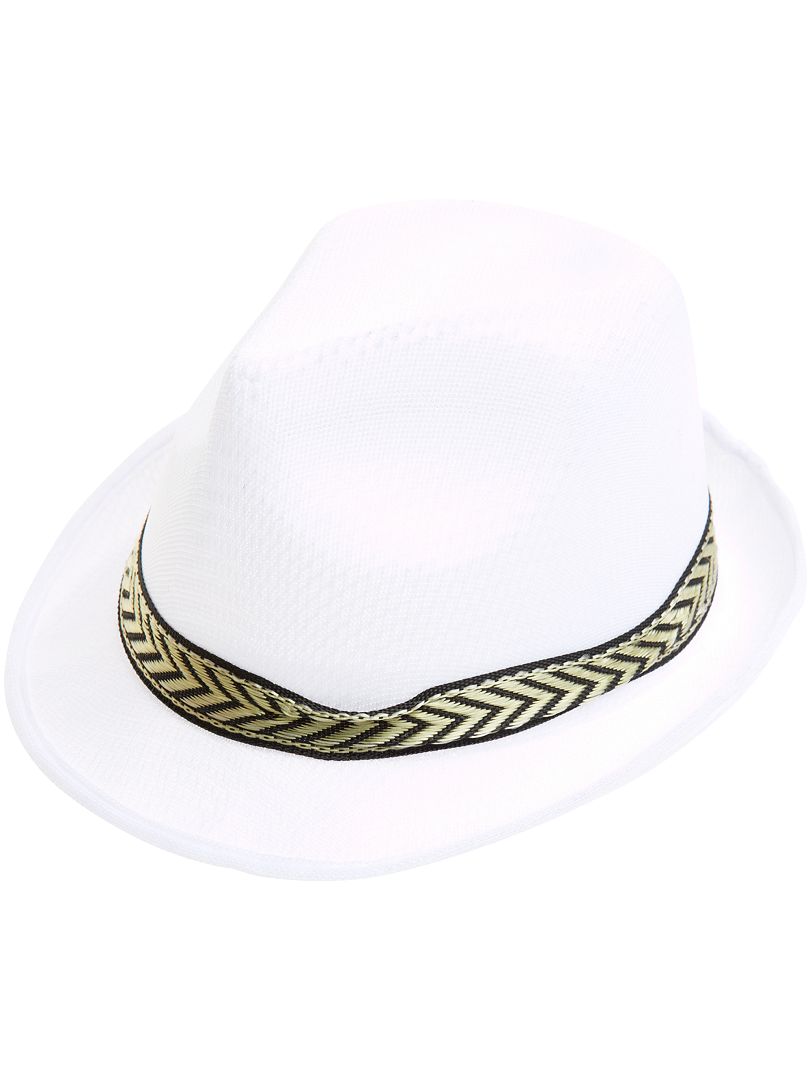 Chapeau à bord blanc - Kiabi