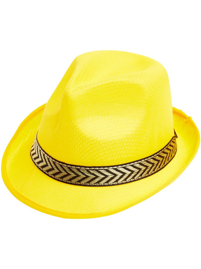 Chapeau à bord jaune - Kiabi
