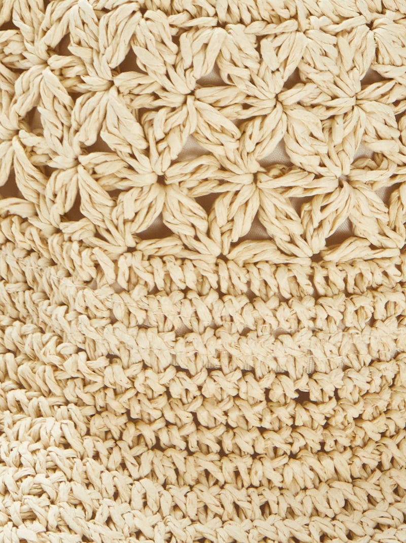 Chapeau ajouré forme cloche BEIGE - Kiabi