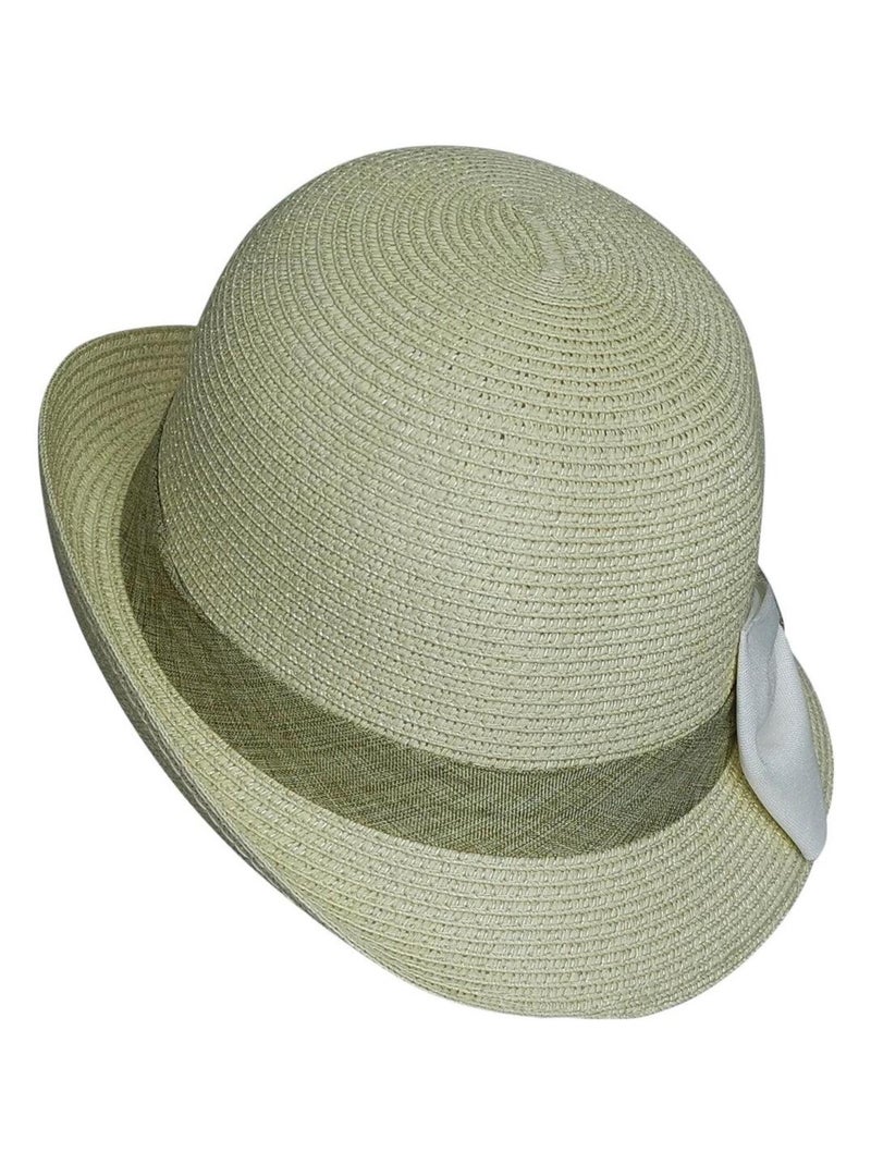 Chapeau asymétrique GRAZIELLA Jaune paille - Kiabi