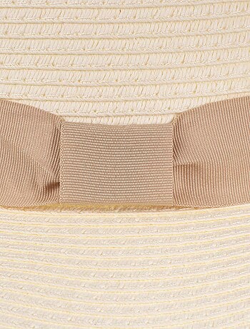 Chapeau Bande beige, ajustable tour de tête femme Isotoner