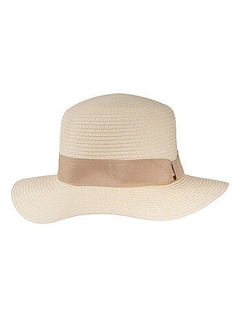Chapeau Bande beige, ajustable tour de tête femme Isotoner