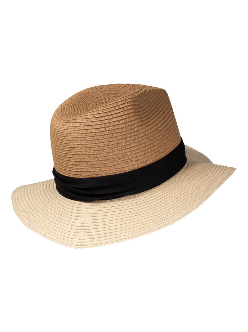 Chapeau Bande noire, ajustable tour de tête femme Isotoner Noir - Kiabi