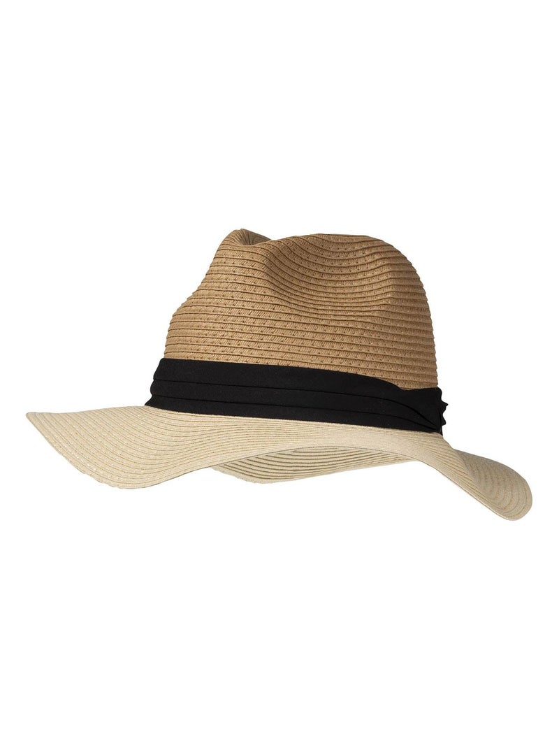 Chapeau Bande noire, ajustable tour de tête femme Isotoner Noir - Kiabi