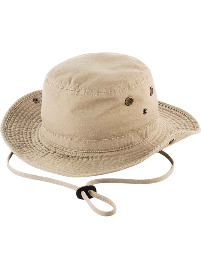 Chapeau baroudeur - beechfield Beige - Kiabi
