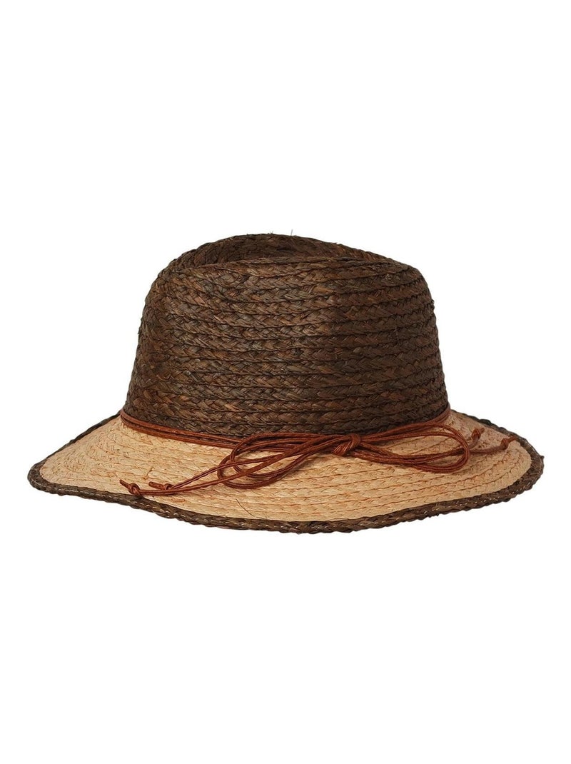 Chapeau borsalino MATY Marron - Kiabi