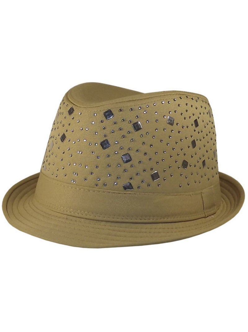 Chapeau borsalino SUEVE Beige - Kiabi