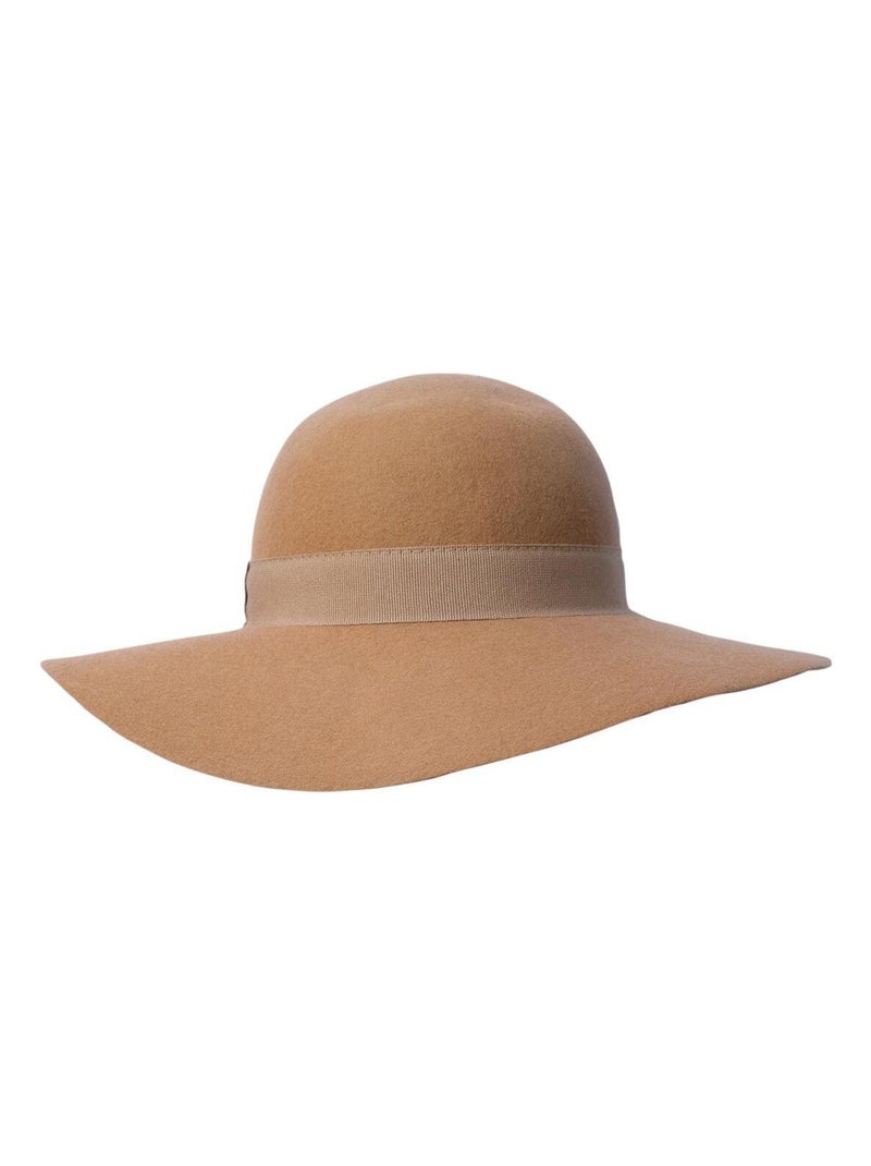 Chapeau capeline en laine PAULA Camel - Kiabi