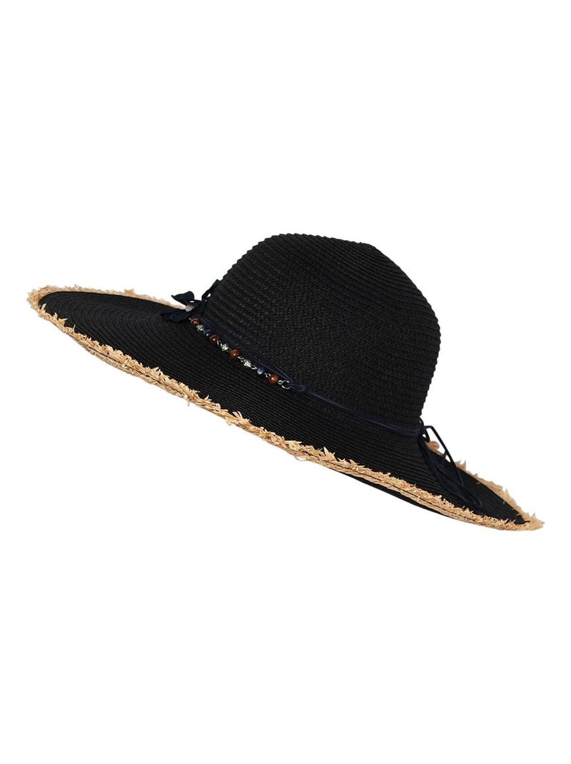 Chapeau capeline LAILA Noir - Kiabi