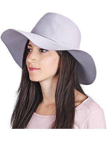 Chapeau capeline laine MILIE