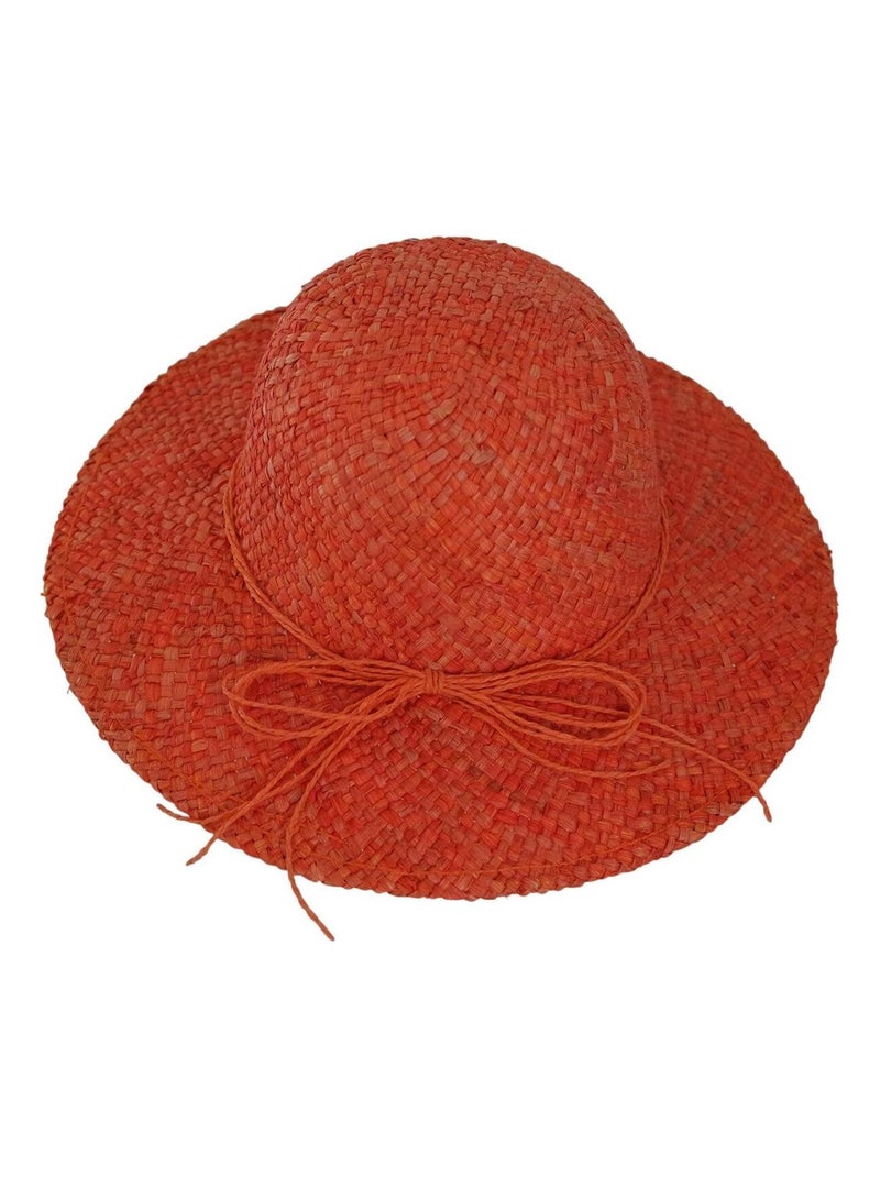 Chapeau capeline LYLIA Orange - Kiabi