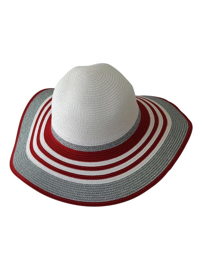 Chapeau capeline MAELA Rouge - Kiabi