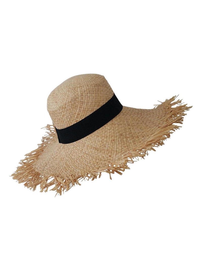 Chapeau capeline MANESSA Beige - Kiabi