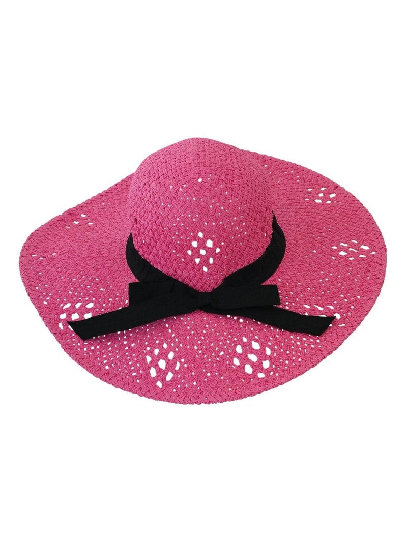 Chapeau capeline MANEVA Rose fushia - Kiabi