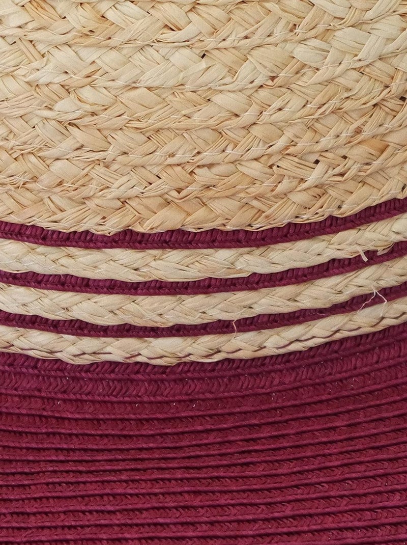 Chapeau capeline MANISSA Bordeaux - Kiabi