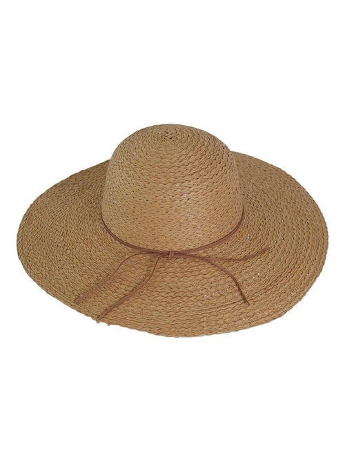 Chapeau capeline paille SIBEL - Kiabi