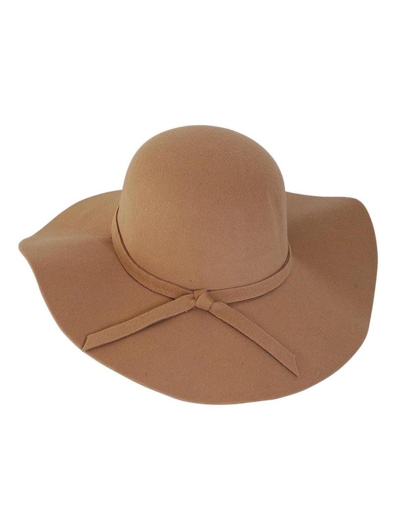 Chapeau capeline UDINE Camel - Kiabi