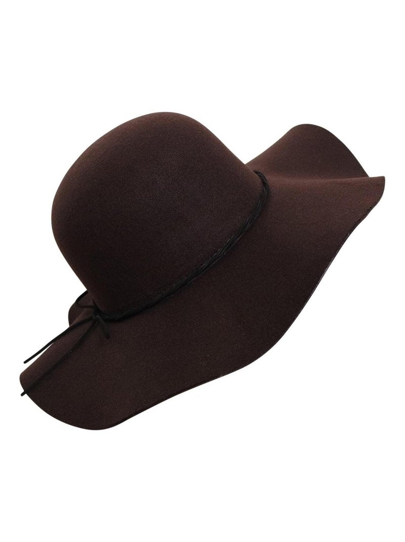 Chapeau capeline UDINE Marron foncé - Kiabi