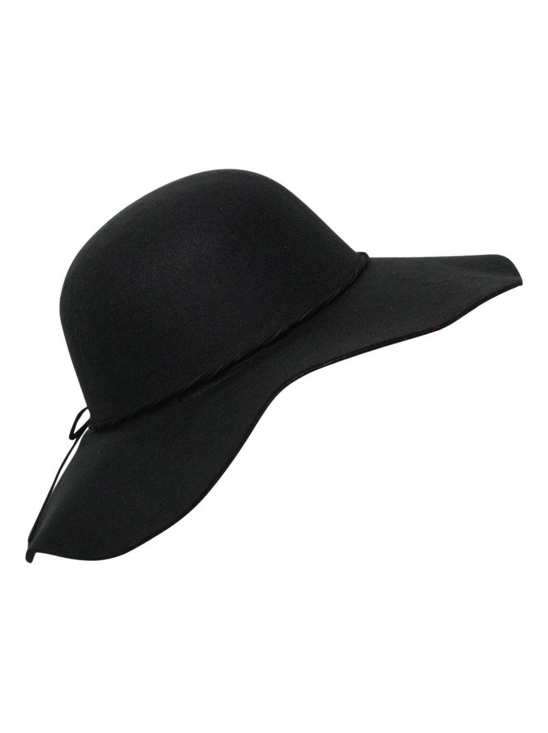 Chapeau capeline UDINE Noir - Kiabi