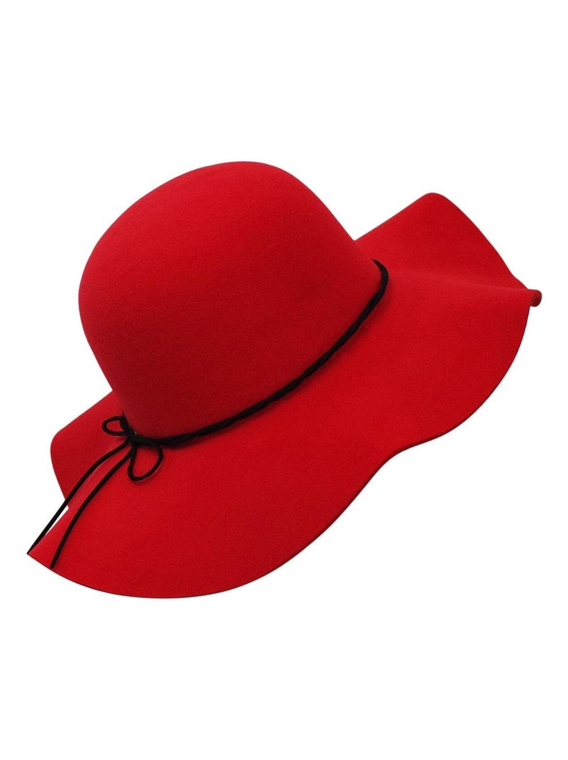 Chapeau capeline UDINE Rouge - Kiabi