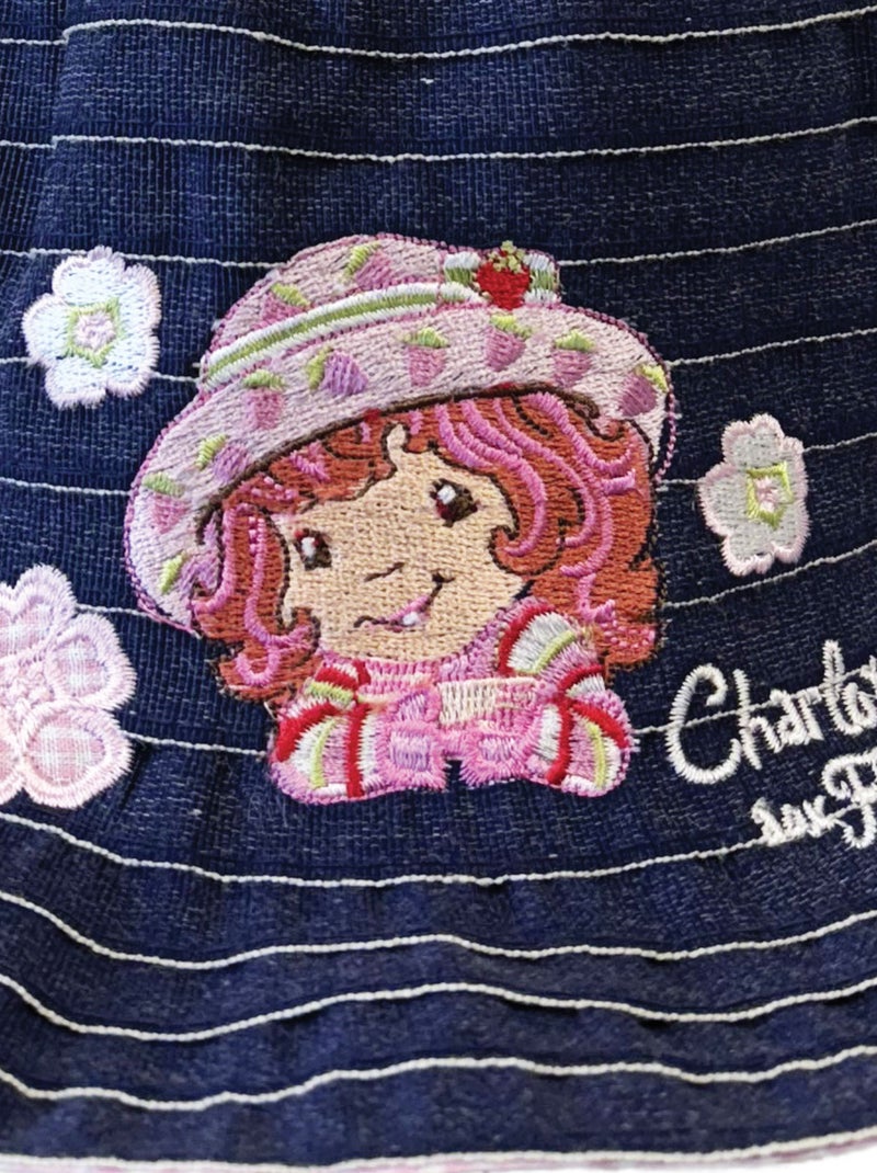Chapeau Charlotte aux fraises bleu jean Bleu - Kiabi