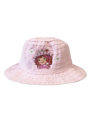 Chapeau Charlotte aux fraises rose