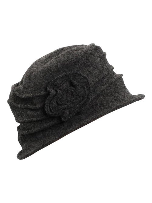 chapeau cloche 100% laine - Kiabi